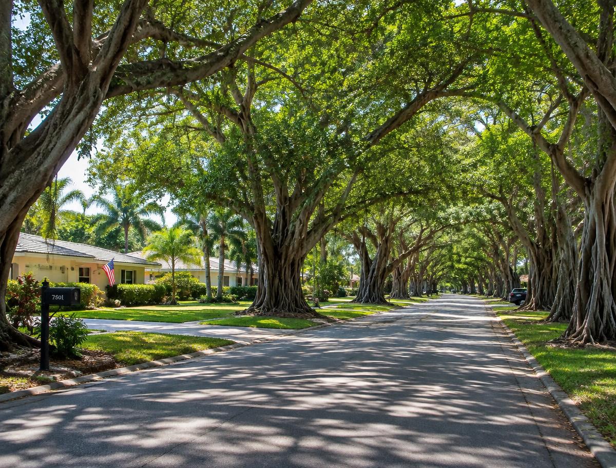 Plantation streetscape