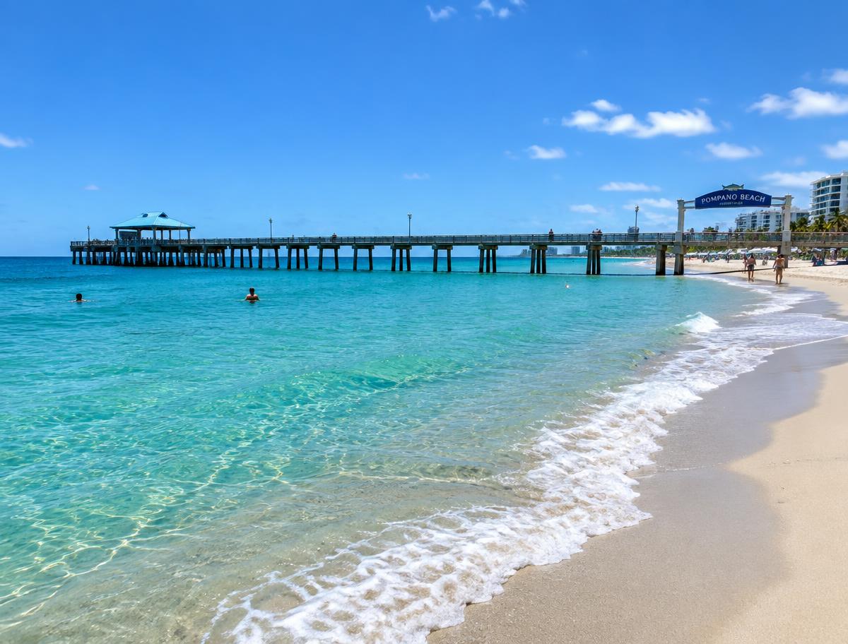 Pompano Beach streetscape